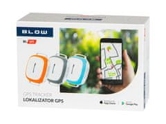 Blow BL011 GPS tracking naprava za sledenje živali, ljudi, predmetov, univerzalna, 6,5 cm, siva - odprta embalaža