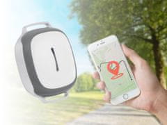 Blow BL011 GPS tracking naprava za sledenje živali, ljudi, predmetov, univerzalna, 6,5 cm, siva - odprta embalaža