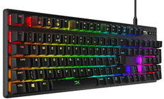 HyperX HP Alloy Origins RGB tipkovnica, HyperX Red mehanična stikala, format polne velikost (4P4F6AU#ABU)