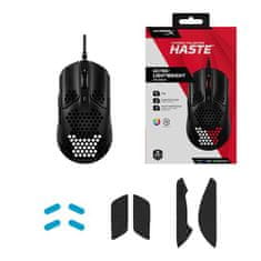 HyperX Pulsefire Haste miška, gaming, 16000 DPI, simetrična (4P5P9AA)