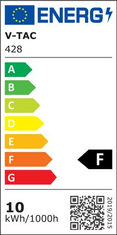 V-TAC LED reflektor 10W IP65 4000K