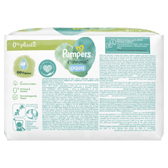 Pampers Harmonie Aqua otroški čistilni robčki, 3 x 48 kosov, 144 robčkov 