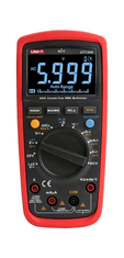 UNI-T Merilnik univerzalni , V (DC-AC), Tok(AC), Upor., Frekv., Temp., Test diod, piskač, HOLD, Auto