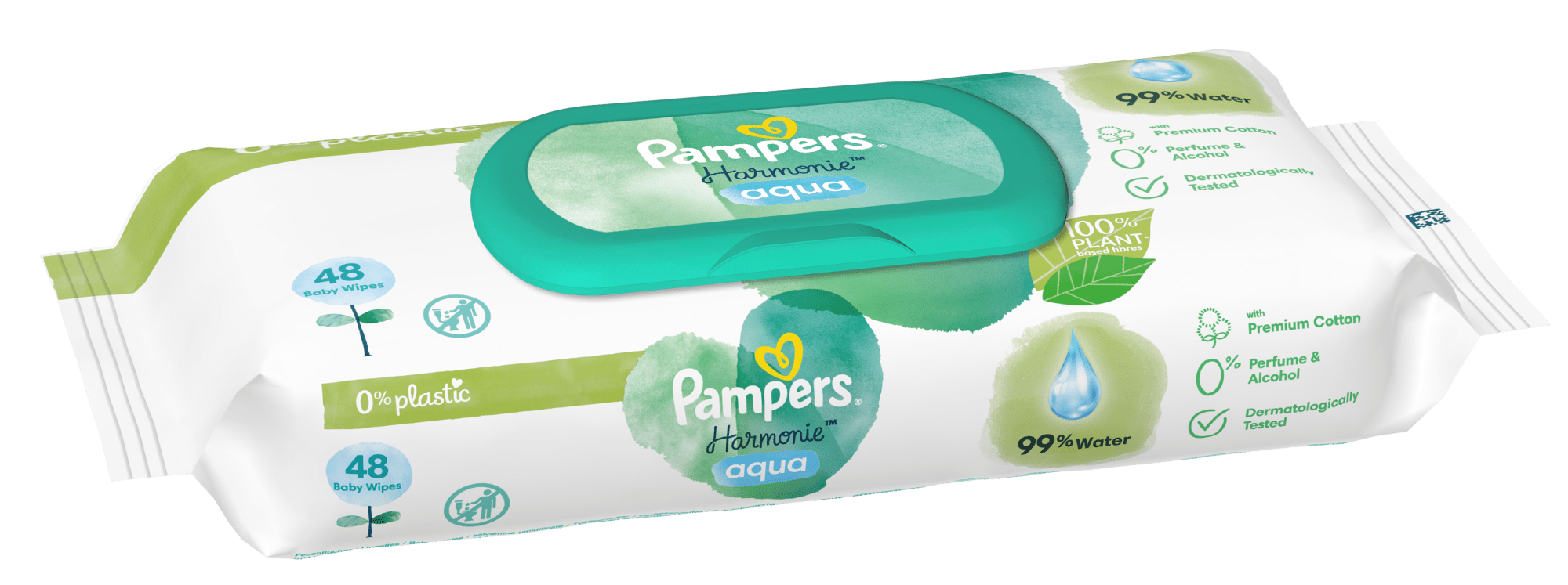 Pampers Couches Harmonie taille 5 11-16 kg (152 pcs), lingettes Aqua 720  pcs (15x48)