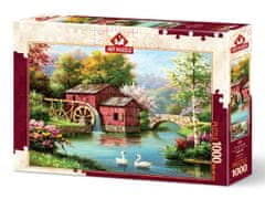 Art puzzle Puzzle Stari rdeči mlin 1000 kosov