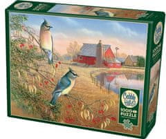 Cobble Hill Puzzle Cedar Waxwings 1000 kosov