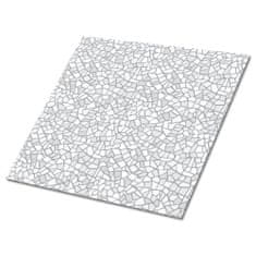 Decormat PVC ploščice Sivi lep mozaik 30x30 cm 9 ploščic