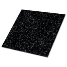 Decormat Vinilne ploščice Klasično črno nadstropje 30x30 cm 9 ploščic