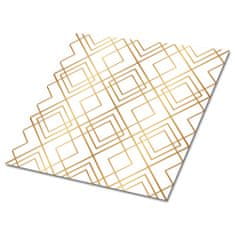 Decormat Vinilne ploščice Zlate črte 30x30 cm 9 ploščic