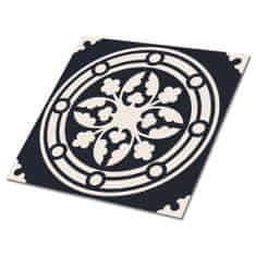 Decormat PVC ploščice Arabski črni vzorec 30x30 cm 9 ploščic