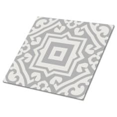 Decormat Vinilne ploščice Geometrijski sivi vzorci 30x30 cm 9 ploščic