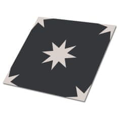 Decormat Samolepilne pvc ploščice Zvezda na kvadratu 30x30 cm 9 ploščic