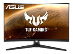 TUF Gaming VG32VQ1BR monitor, 80 cm, ukrivljen, WLED, VA, WQHD, 2560x1440, 16:9, 3000:1, 250cd/m2, 165Hz, 1ms, MPRT, HDR10, 2xHDMI, 1xDP (90LM0661-B02170)