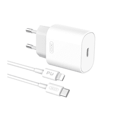 XO Polnilec za telefon L91 PD 25W + 8-pin Lightning kabel