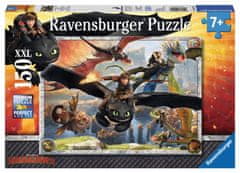 Ravensburger Sestavljanka Kako izuriti svojega zmaja: Dobri zmaji XXL 150 kosov