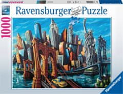 Ravensburger Puzzle Dobrodošli v New Yorku 1000 kosov