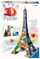 Ravensburger 3D sestavljanka Eifflov stolp (Love Edition) 216 kosov