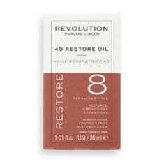 Regeneracijsko olje za suhe in poškodovane lase 8 (4D Restore Oil) 30 ml