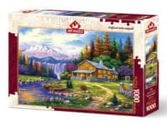 Art puzzle Puzzle Sončni zahod v gorah 1000 kosov