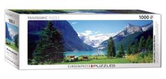 EuroGraphics Panoramska sestavljanka Jezero Louise, Canadian Rockies 1000 kosov