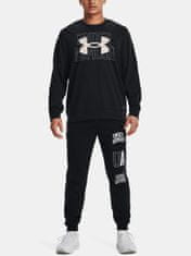 Under Armour Pulover UA Rival Terry Logo Crew-BLK S