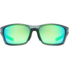 Uvex SportStyle 232 P očala, Mat Smoke/Mirror Green