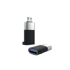 XO Adapter USB na microUSB OTG NB149-G črn