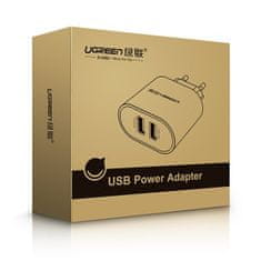 Ugreen CD104 polnilnik 2x USB 3.4A, bela