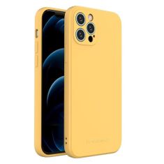 slomart wozinsky color case silikonski upogljiv trpežen ovitek iphone 13 mini rumen