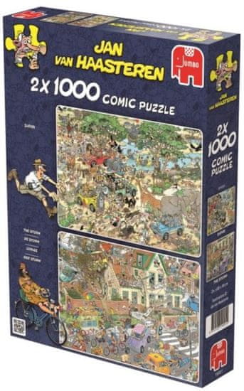 Jumbo Puzzle Safari in Storm 2x1000 kosov