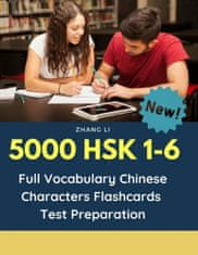 5000 HSK 1-6 Full Vocabulary Chinese Characters Flashcards Test Preparation: Practice Mandarin Chinese dictionary guide books complete words reader st