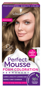  Schwarzkopf Perfect Mousse barva za lase, 800 srednje blond