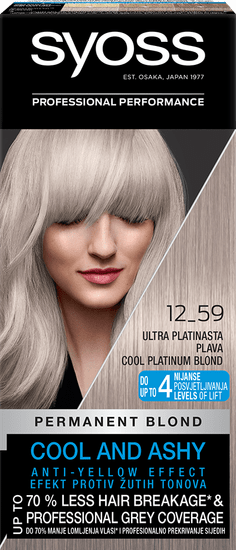 Syoss Baseline Color barva za lase, 12-59 hladno platinasto blond