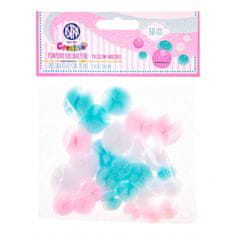 Astra CREATIVO Silon POMPOM kroglice PASTEL DREAM, 30 kosov, 335122008