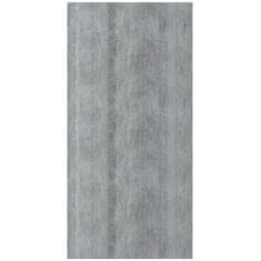 Vidaxl Omara za čevlje, iverna plošča, 92x30x67,5 cm, betonsko siva