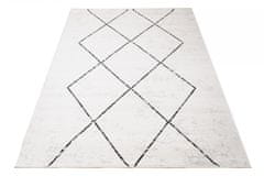 Chemex Koberce Juno Jsou Návrhem 3822A Kremna Črna 140x200 cm