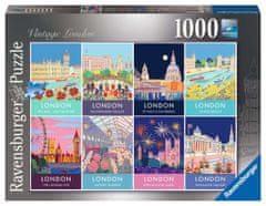 Ravensburger Puzzle London v vintage stilu 1000 kosov