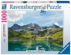 Ravensburger Puzzle Jezero Zür v Vorarlbergu, Avstrija 1000 kosov