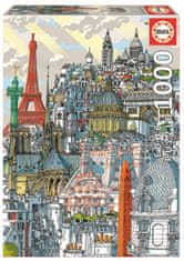 Educa Puzzle Pariz 1000 kosov