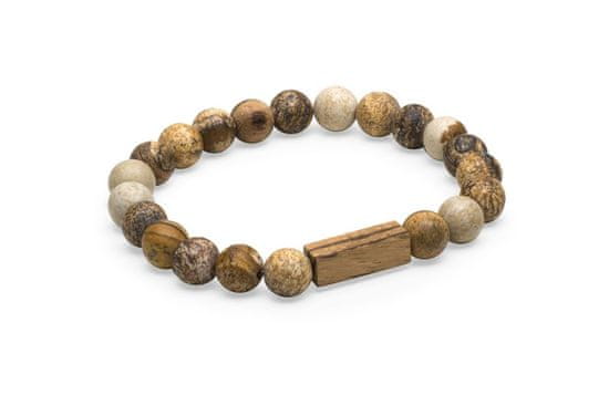 BeWooden Zapestnica s perlami Corra Bracelet S = 16-17 cm