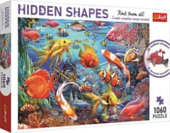 Trefl Puzzle Hidden Shapes: Podvodno življenje 1060 kosov