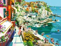 Ravensburger Puzzle Romantika v Cinque Terre 1500 kosov