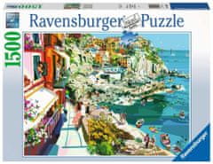 Ravensburger Puzzle Romantika v Cinque Terre 1500 kosov