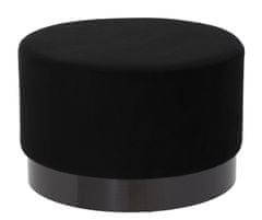 Miloo Home Pouffe Nuevo Nero 55X35Cm Žametno Temno Sivo