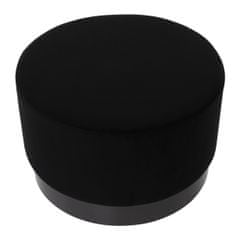 Miloo Home Pouffe Nuevo Nero 55X35Cm Žametno Temno Sivo