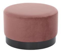 Miloo Home Pouffe Nuevo Nero 55X35Cm Žametna Prašna Vrtnica