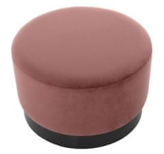 Miloo Home Pouffe Nuevo Nero 55X35Cm Žametna Prašna Vrtnica