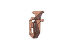 BeWooden lesena broška Tuba Brooch univerzalna