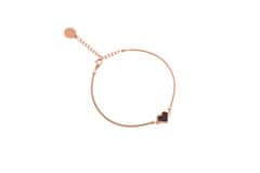 BeWooden ženske zapestnica Rose Bracelet Heart XS/S 14-18 cm