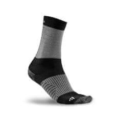 Craft volnene nogavice xc black/dk grey